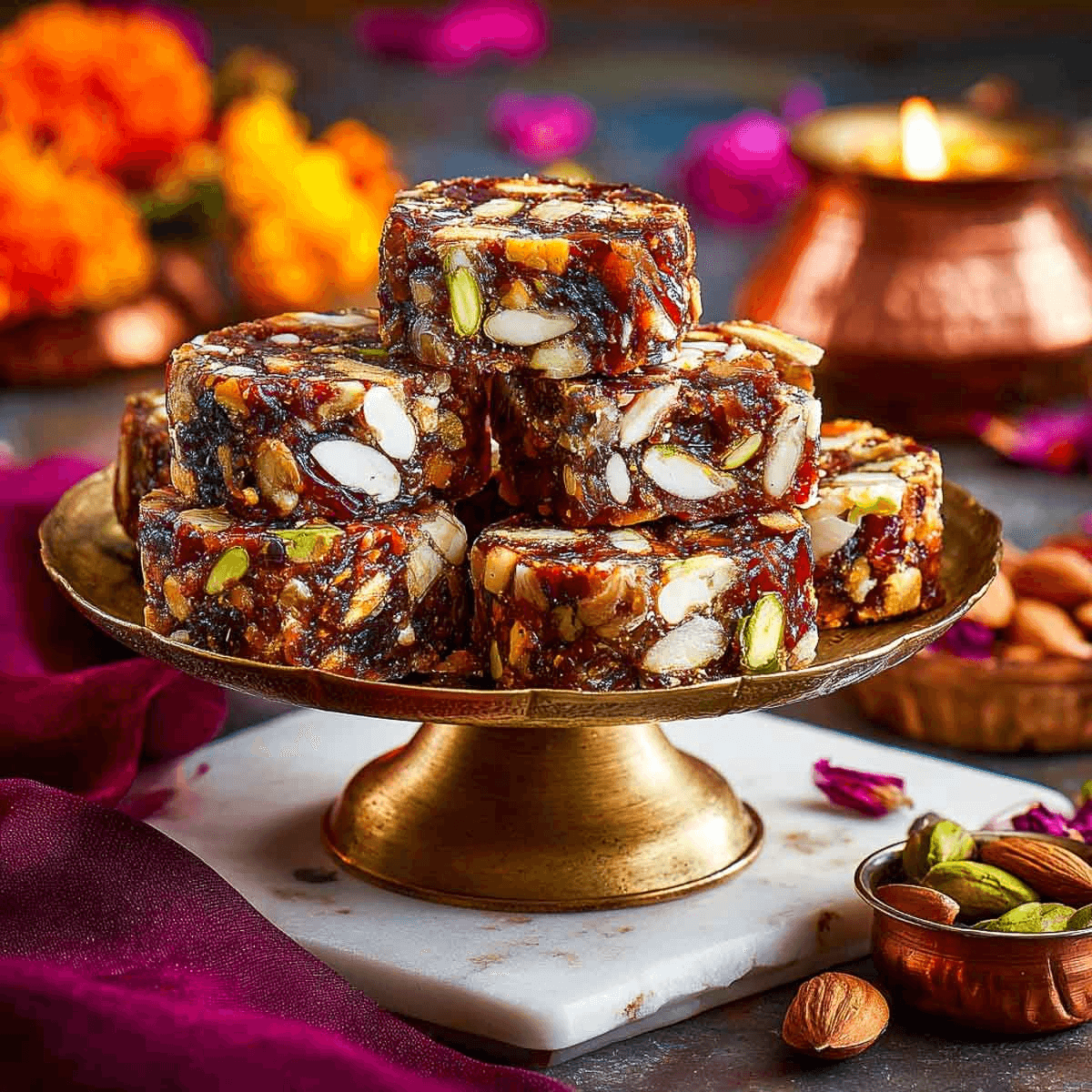 Dates and Nuts Rolls